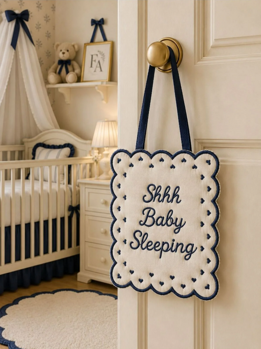 Keten Bebek Uyku / Baby Sleeping Kapı Yastığı