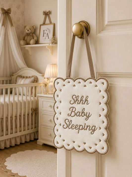 Keten Bebek Uyku / Baby Sleeping Kapı Yastığı