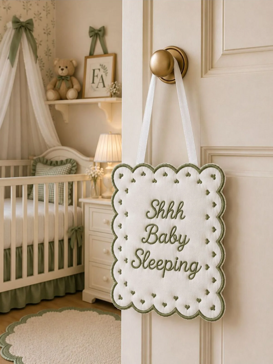 Keten Bebek Uyku / Baby Sleeping Kapı Yastığı