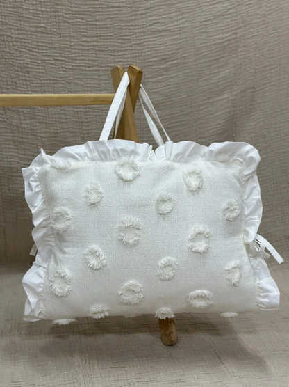 ALT AÇMA SETİ FIRFIRLI 3 PARÇA (EKRU)