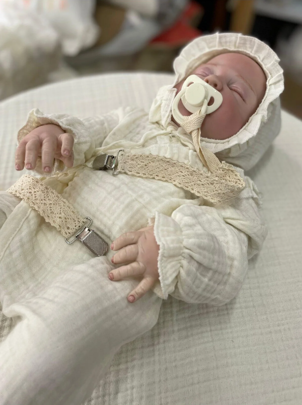 Natural Bebek Emzik Askısı – Doğal Görünümlü Emzik Zinciri ve Emzik Tutucu