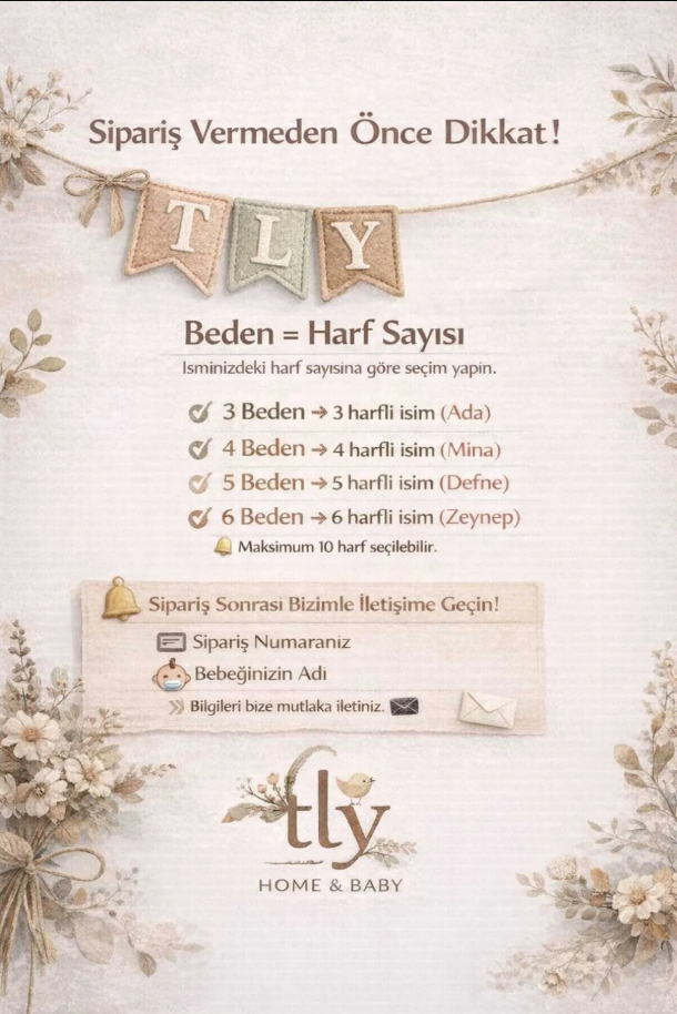 Kişiye Özel Nakışlı İsimlik Flama – Mavi Pötikare Bebek Kapı Süsü